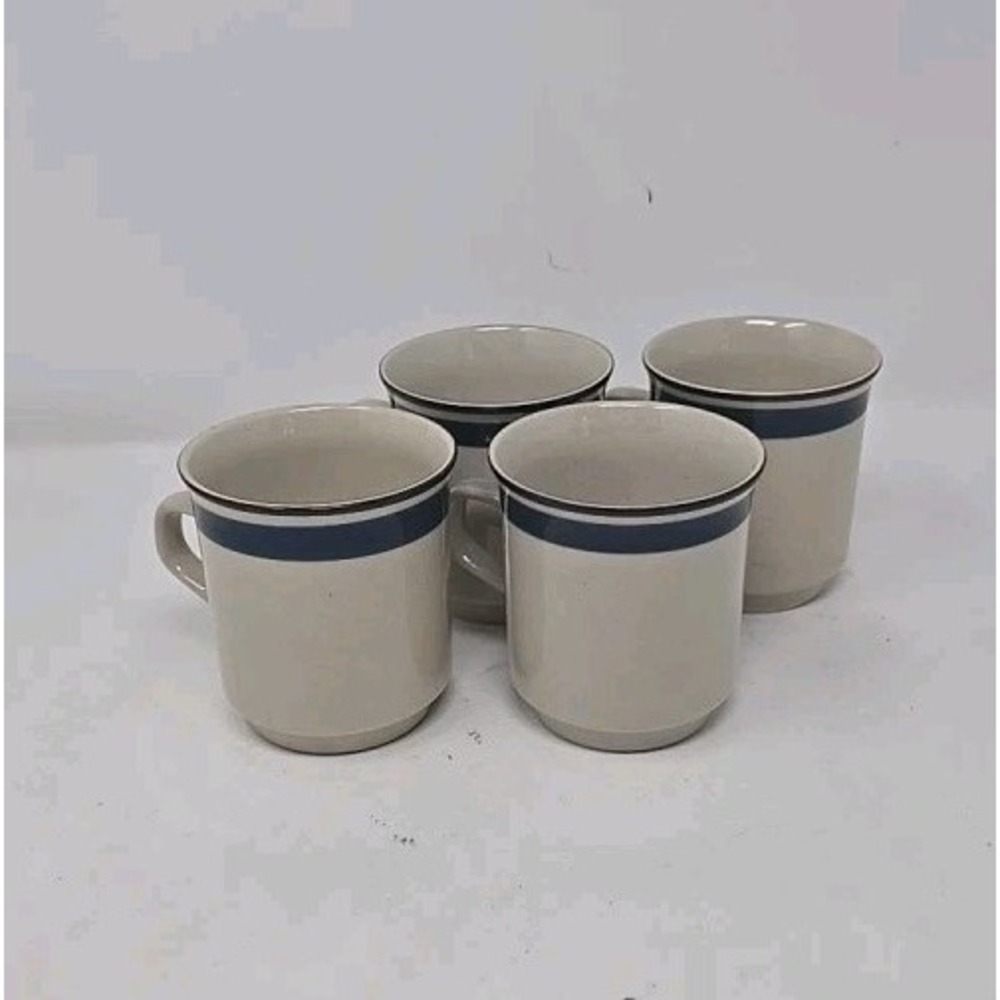 Vtg Stoneware coffee mug hot chocolate cup farmhouse cottagecore